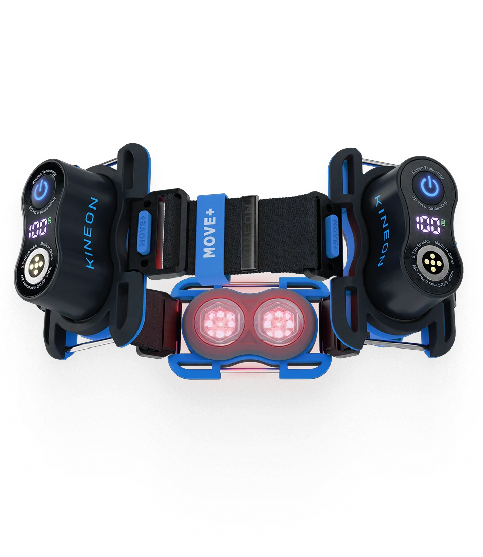 MOVE+ device shown with its strap and modules